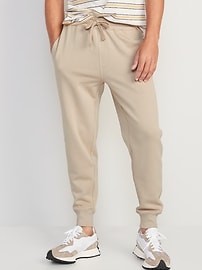 L'image numéro 1 présente Pantalon de jogging effilé en coton ouaté