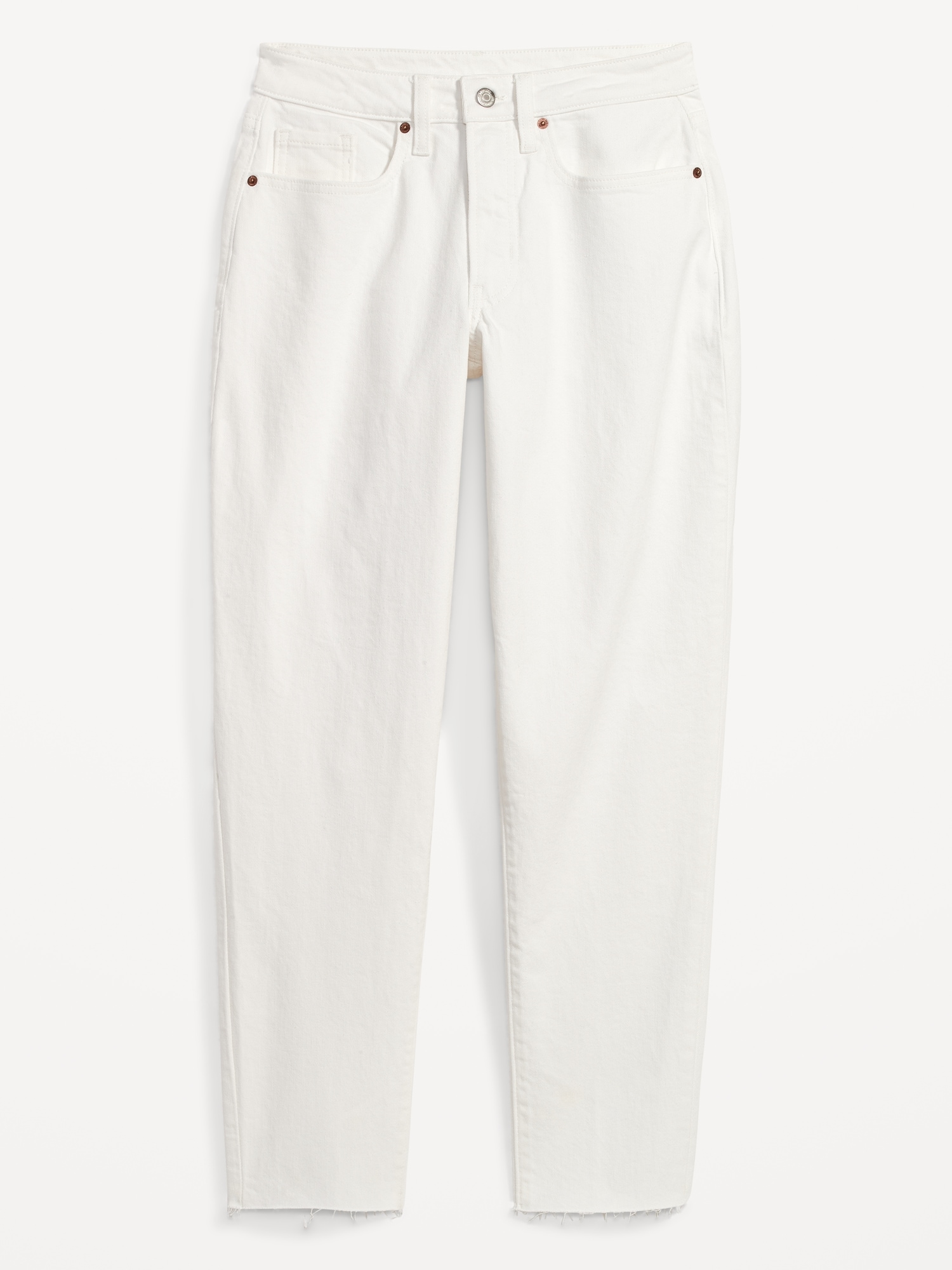 Jeannie2 High Waist White Jeans- Curvy