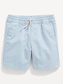 Image number 1 showing, Functional-Drawstring Twill Shorts for Toddler Boys