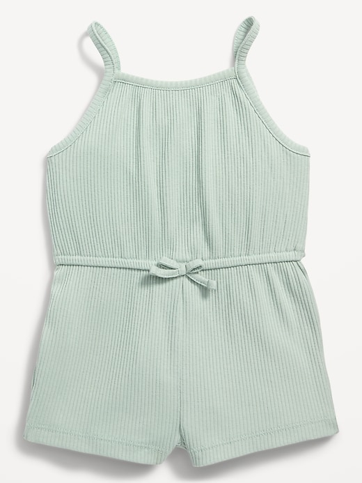 View large product image 1 of 1. Sleeveless Rib-Knit Romper for Baby