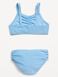 Image number 2 showing, Side-Ruched Bikini Swim Set for Toddler & Baby