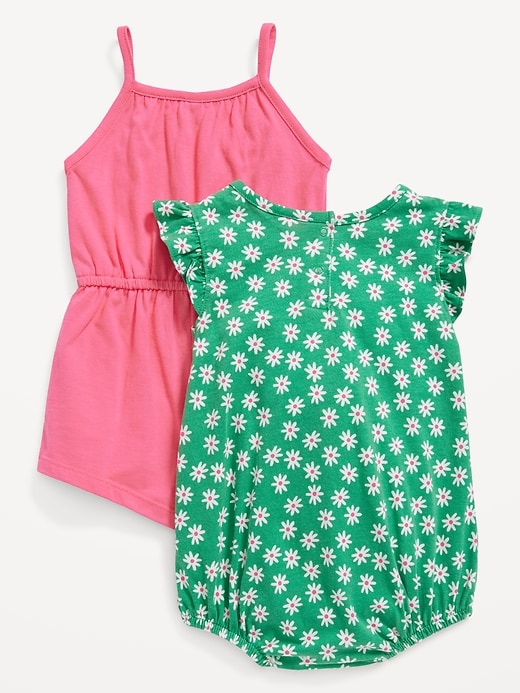 View large product image 2 of 2. 2-Pack Jersey-Knit Romper for Baby