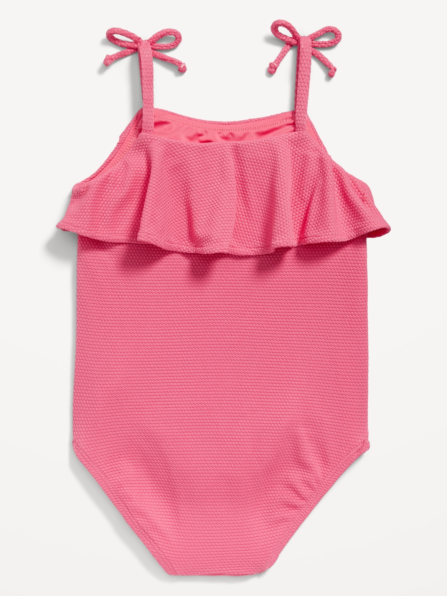 Textured-Knit Ruffle-Trim One-Piece Swimsuit for Toddler & Baby | Old Navy