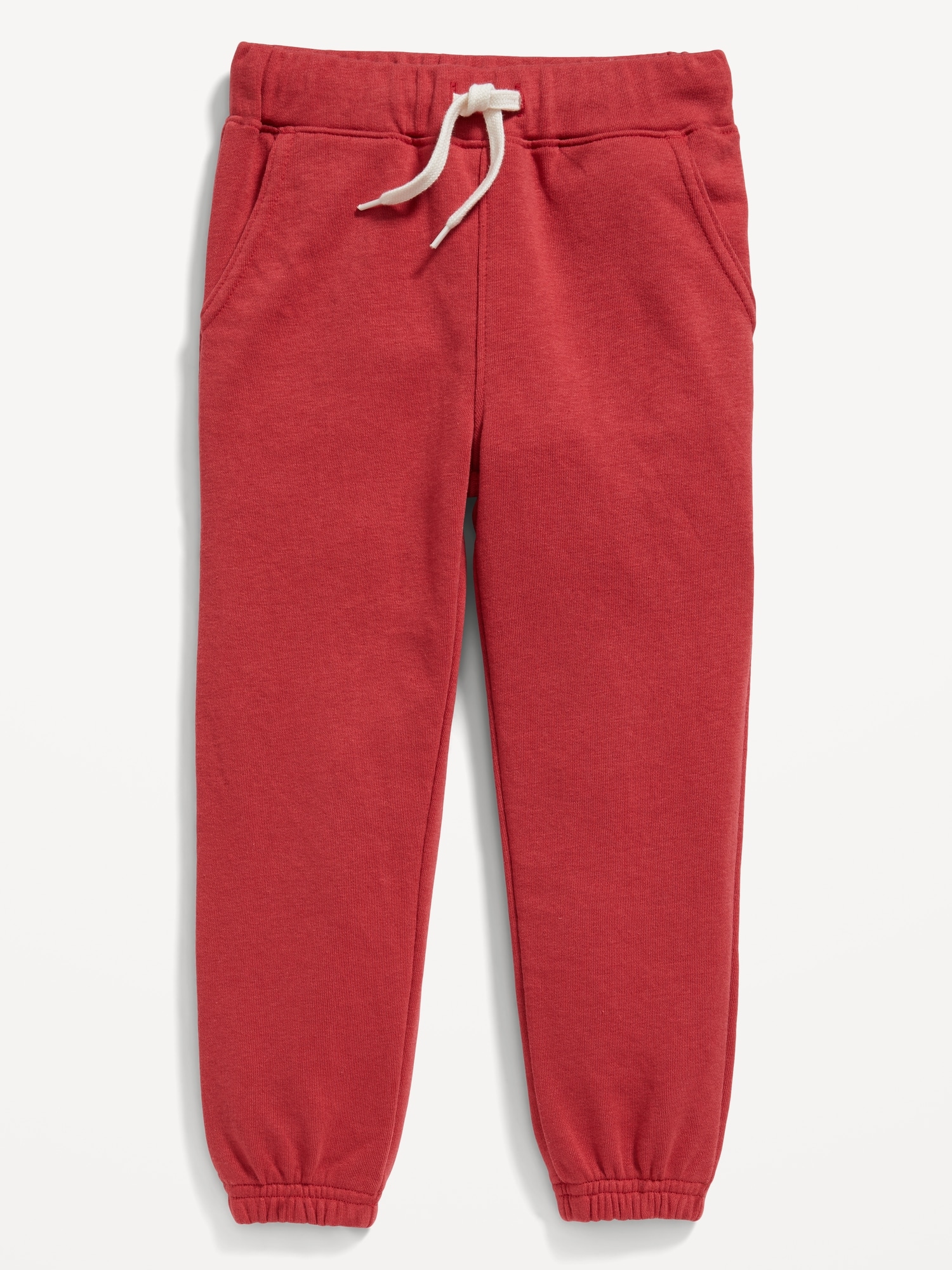 Old Navy Unisex Cinched-Hem Sweatpants for Toddlers red. 1