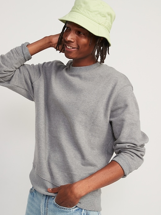 View large product image 1 of 2. Oversized Crew-Neck Sweatshirt