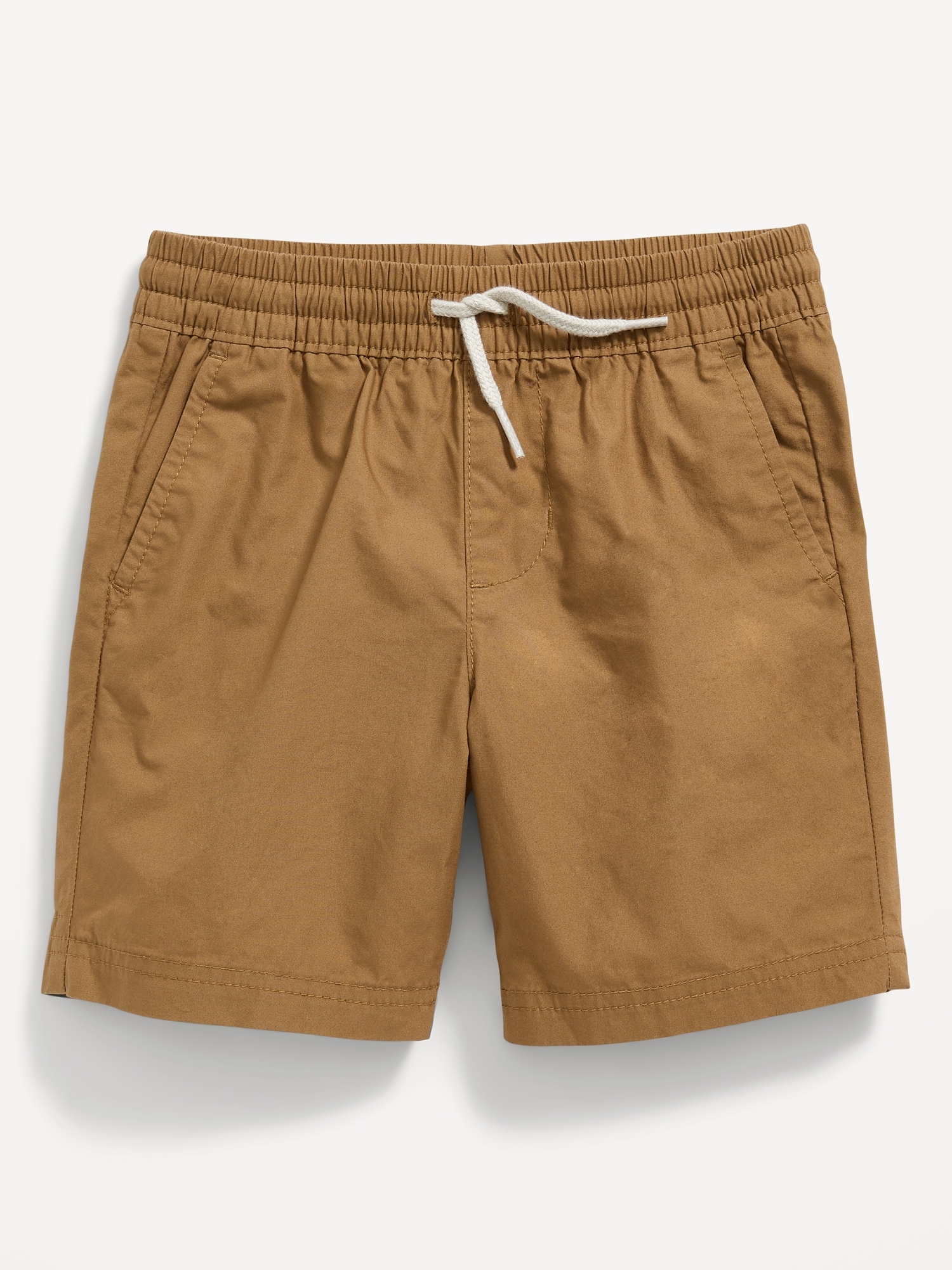 Old Navy Functional-Drawstring Poplin Shorts for Toddler Boys brown. 1