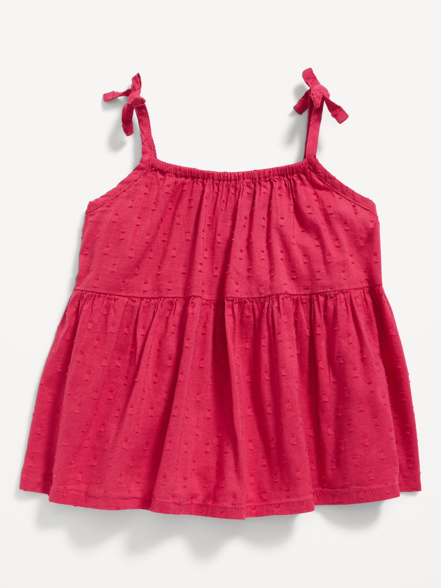 TieShoulder Textured ClipDot Swing Top for Toddler Girls Old Navy