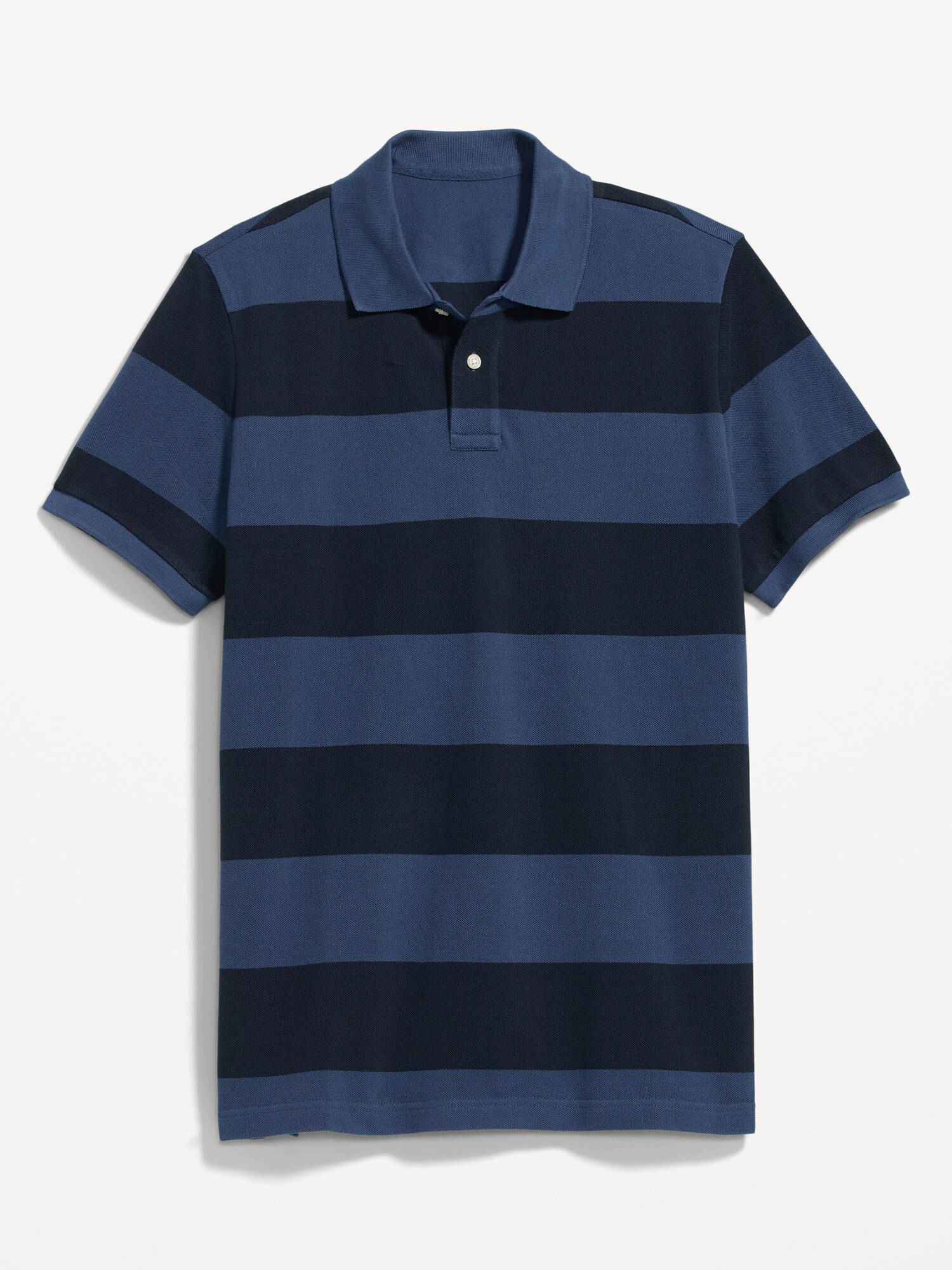 Navy 2025 striped polo