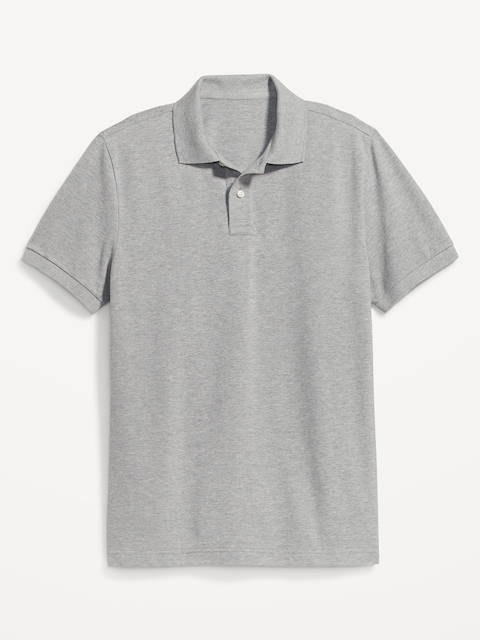 Polo en piqué d’uniforme pour Homme - Gris
