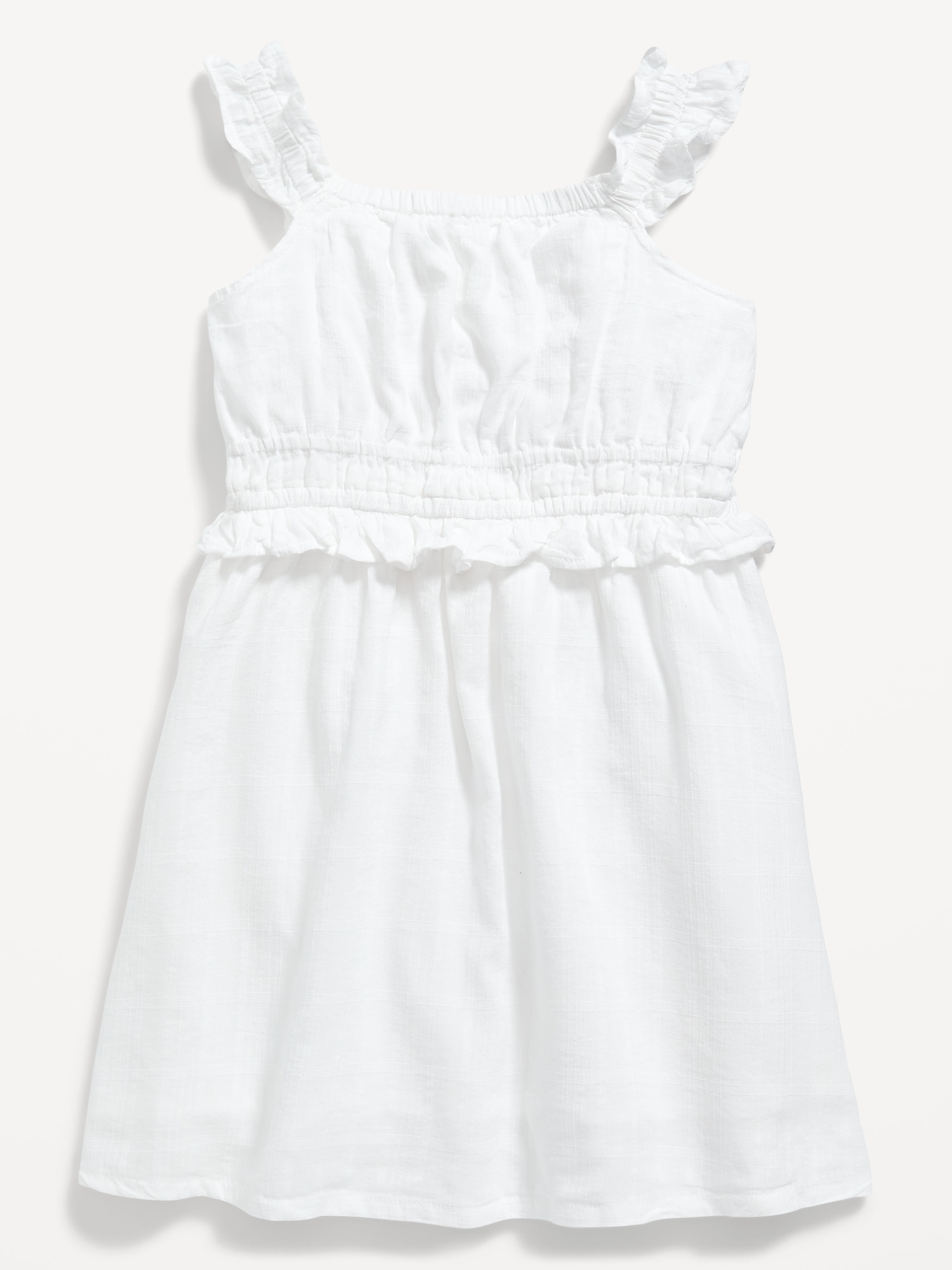 Sleeveless Fit & Flare Ruffle-Trim Dress for Toddler Girls | Old Navy