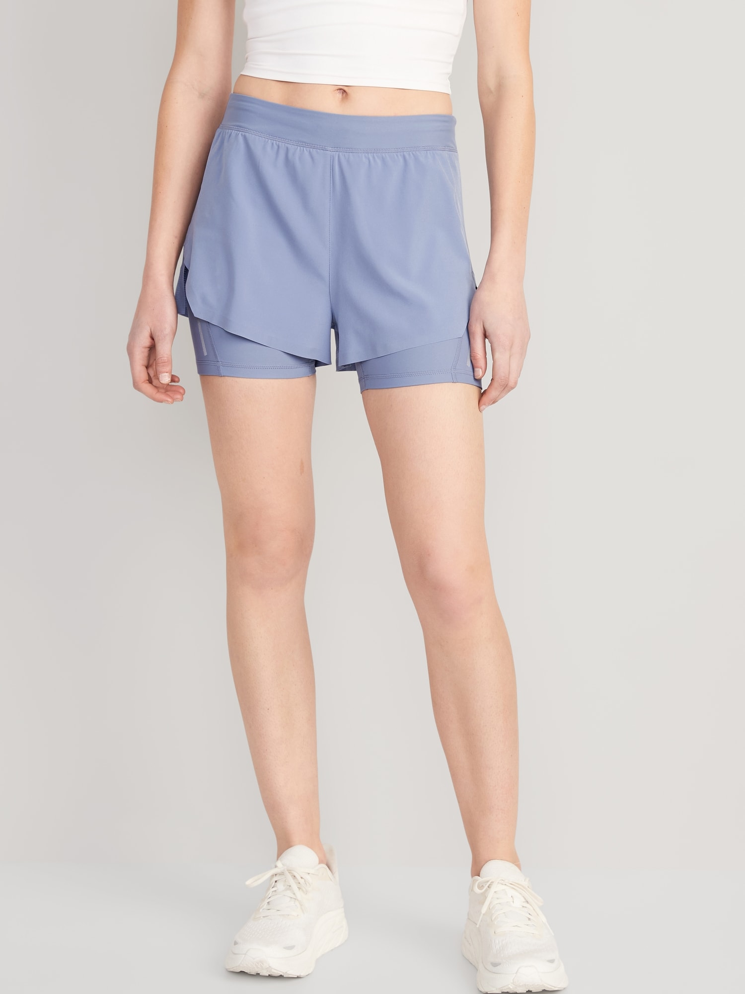 Old Navy - High-Waisted StretchTech Shorts for Women -- 4-inch