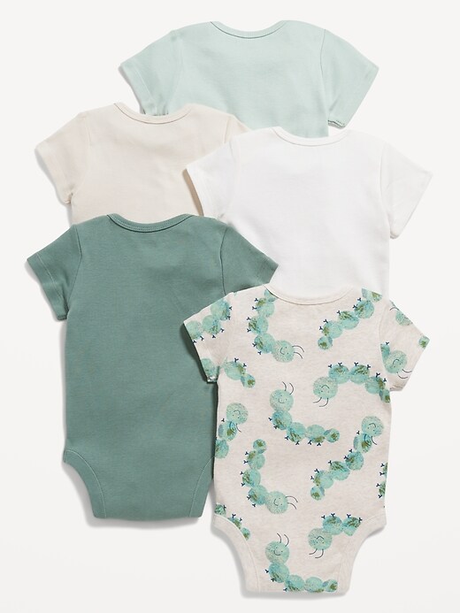 5-Pack Unisex Short-Sleeve Bodysuit for Baby | Old Navy