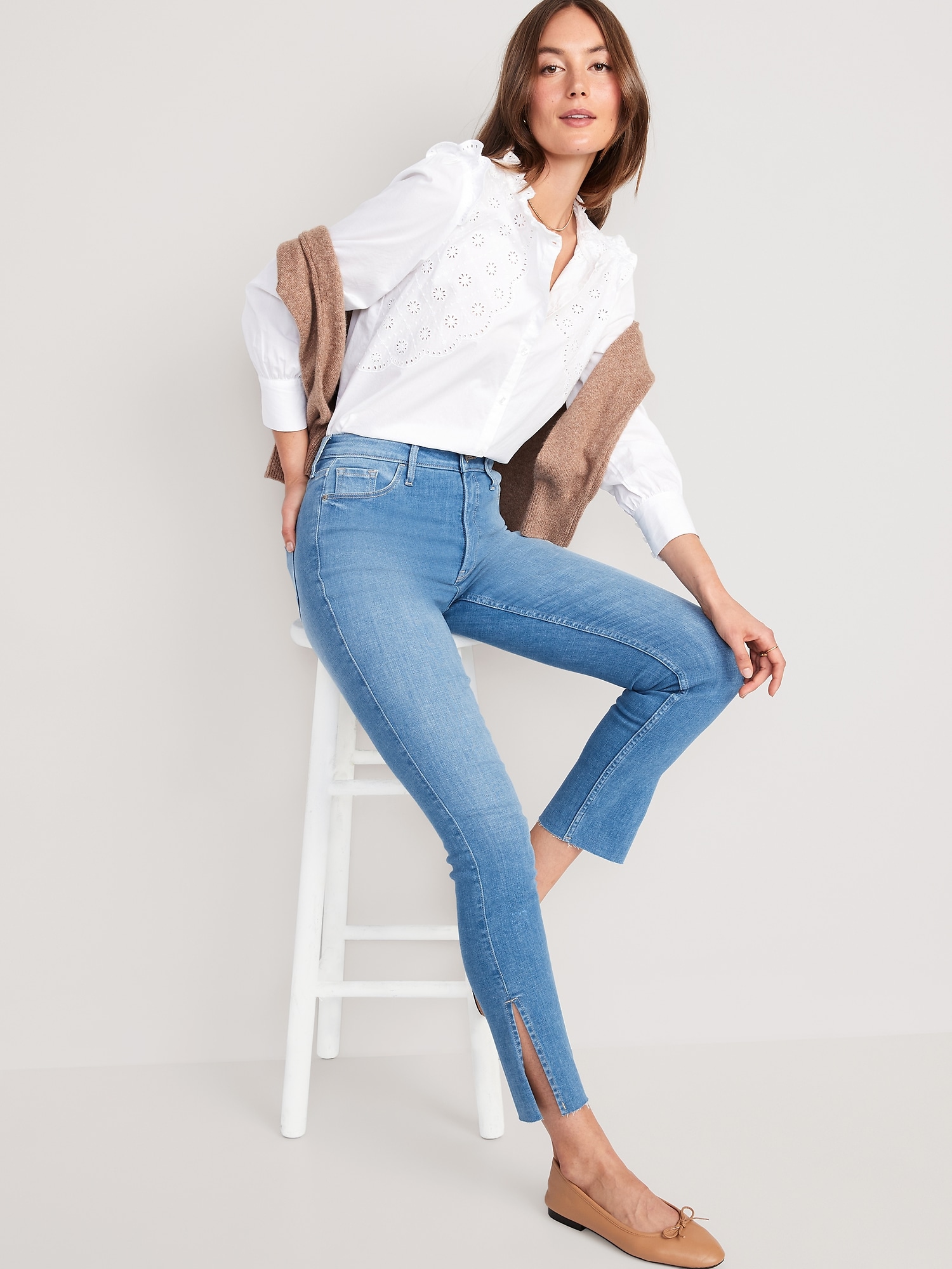 Old Navy Mid-Rise Pop-Colour Side-Slit Rockstar Super Skinny Jeans, Old  Navy Has Over 800 New Arrivals, But We Can't Stop Thinking About These  Coloured Jeans