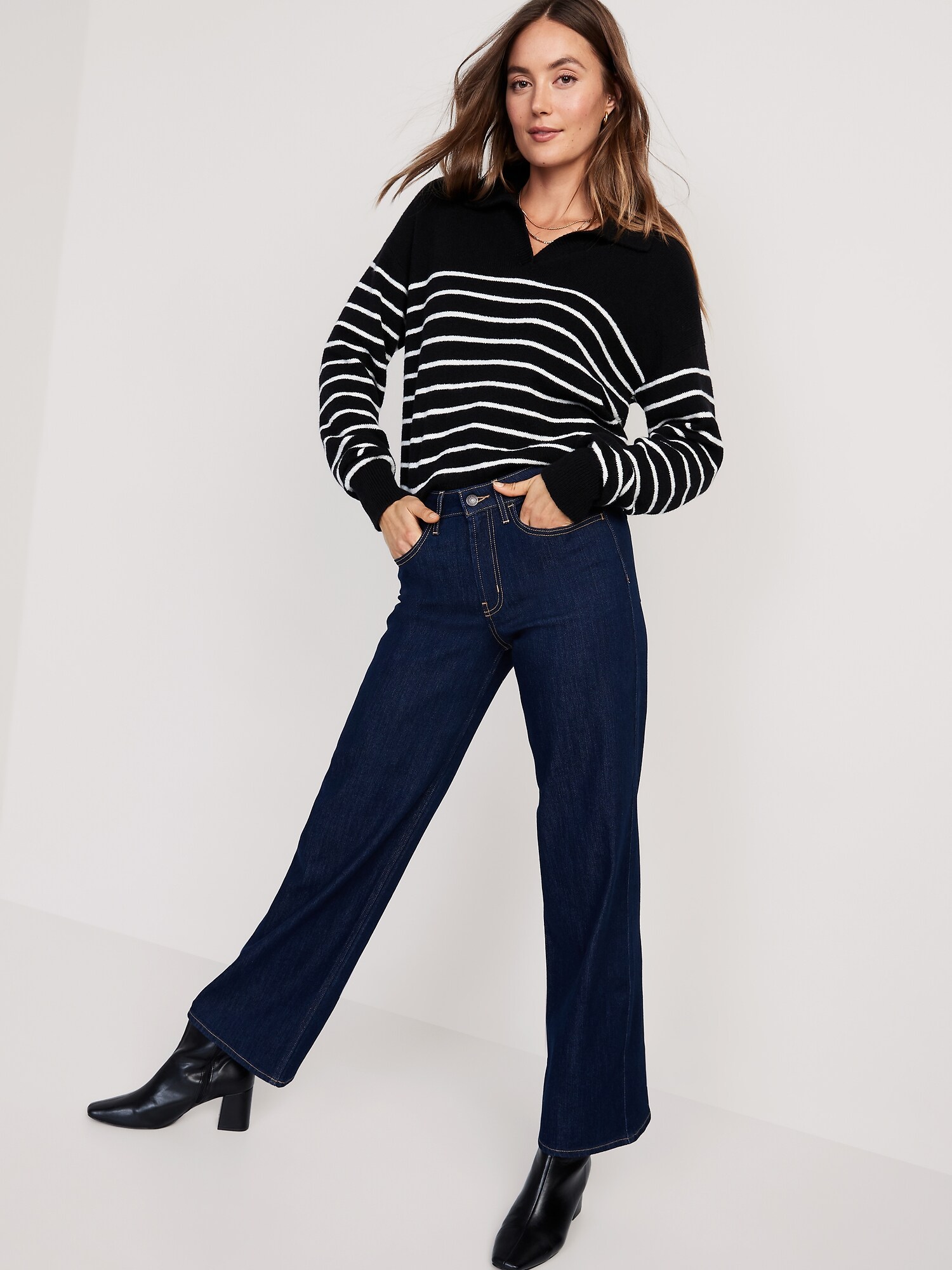 High Waisted Wow Wide Leg Jeans Old Navy