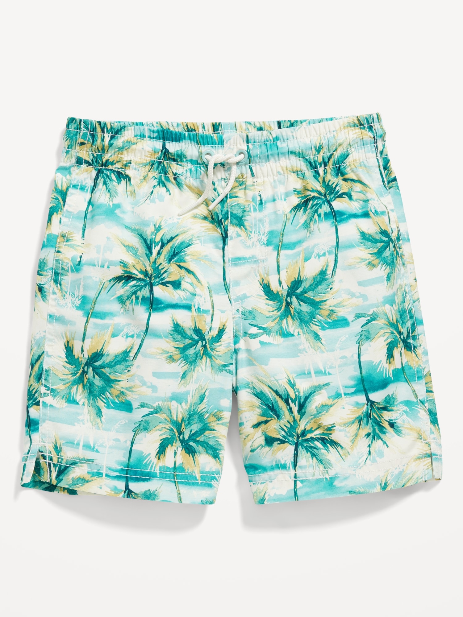 Old Navy Printed Swim Trunks for Boys blue. 1