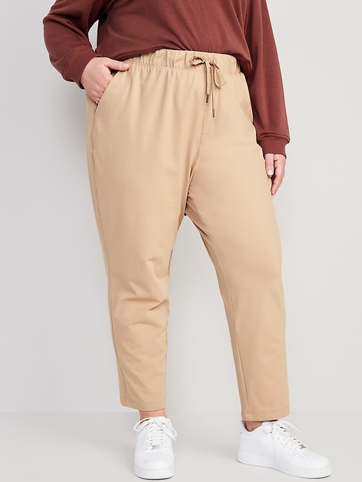 KIHOUT Pants For Women Deals Women's Solid Color High-waist Loose