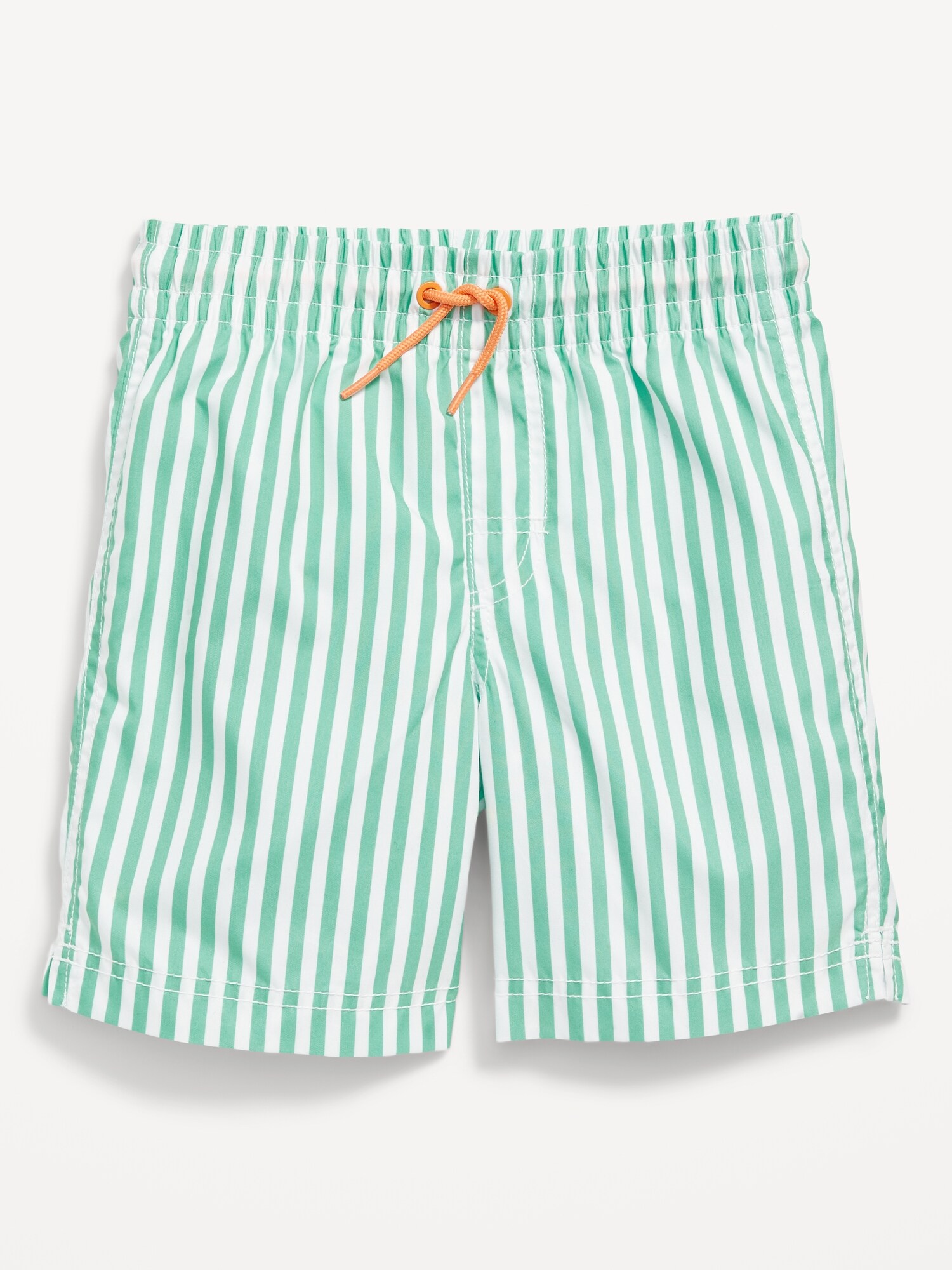 Old Navy Printed Swim Trunks for Boys green. 1