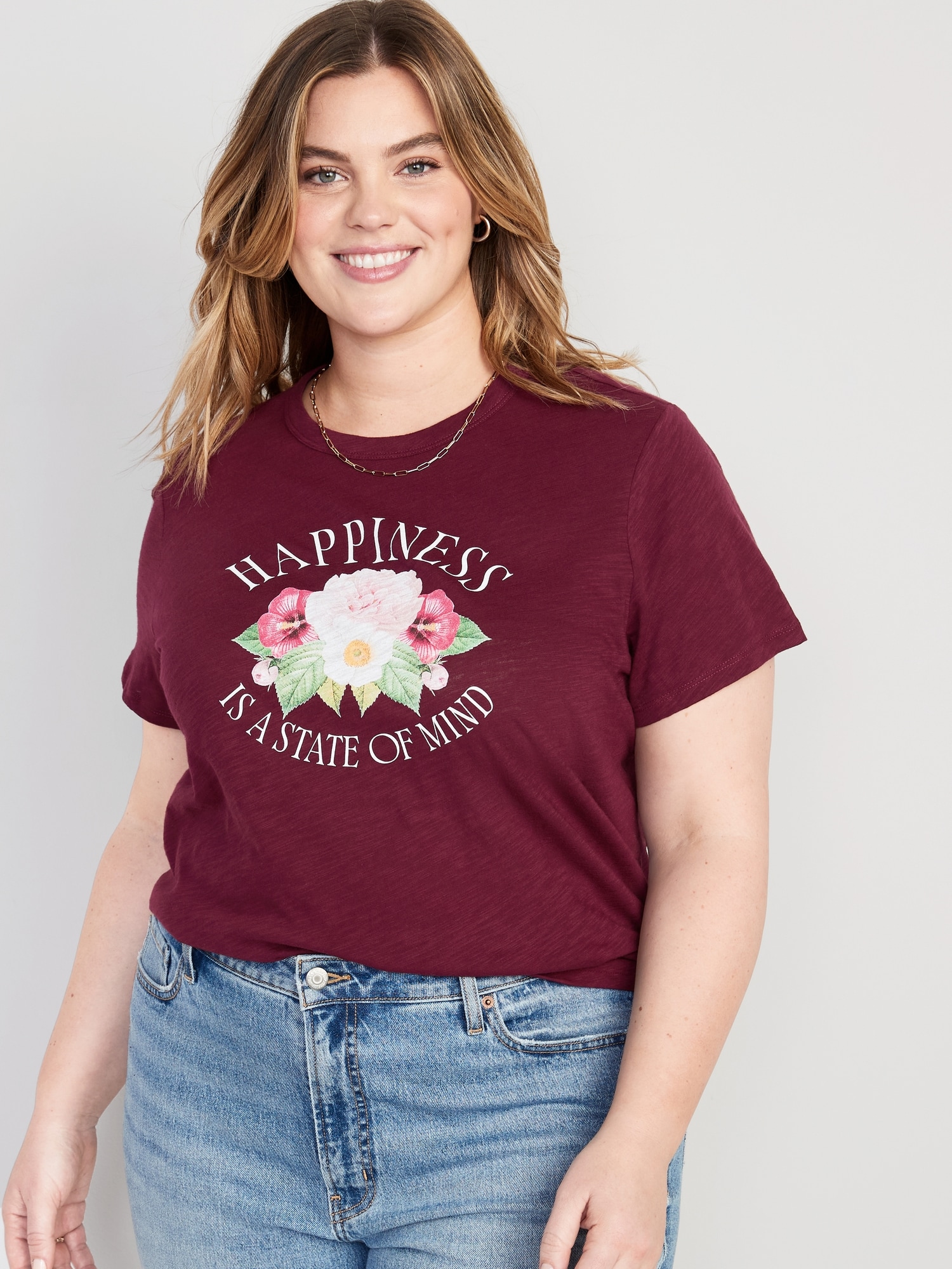 Retro Knit Graphic T-shirt