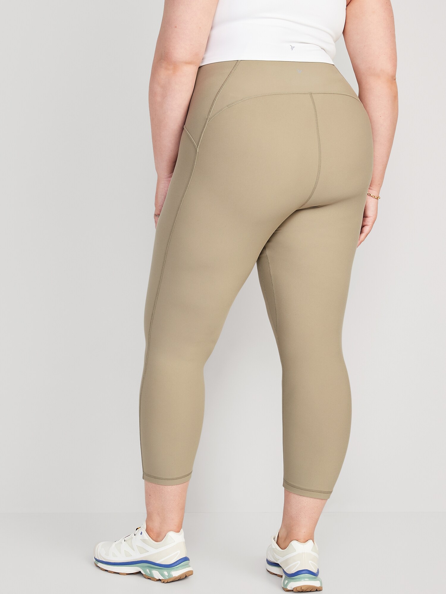 Chasing Happiness High Waist Active Legging In Peach • Impressions