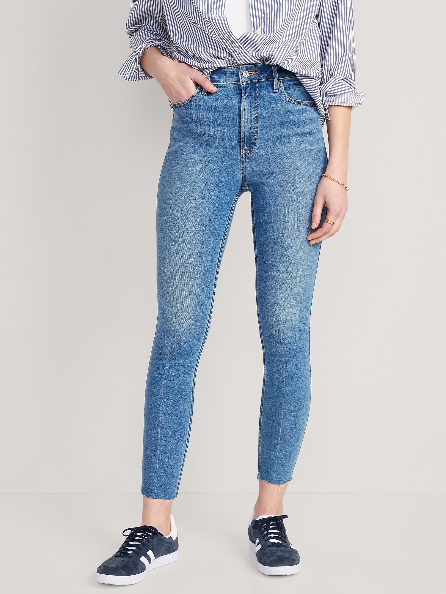 High-Waisted Rockstar Super-Skinny Jeans For Women - Old Navy