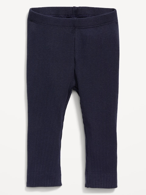 Unisex Rib-Knit Leggings for Baby