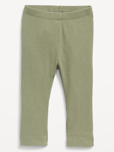 Legging en tricot côtelé unisexe pour Bébé