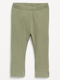 L'image numéro 1 présente Legging en tricot côtelé unisexe pour Bébé