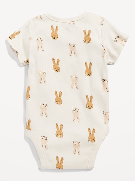 View large product image 2 of 2. Unisex Printed Bodysuit for Baby
