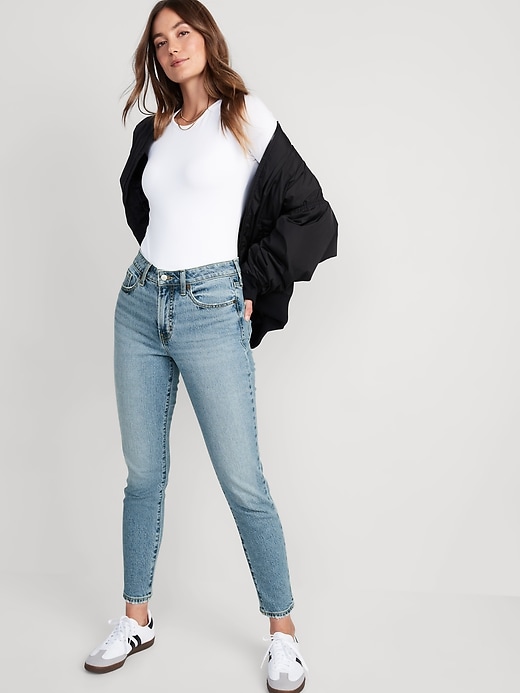 L'image numéro 3 présente Jean OG droit à taille haute longueur cheville