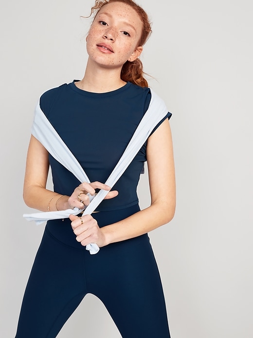 Image number 3 showing, PowerSoft Crop T-Shirt