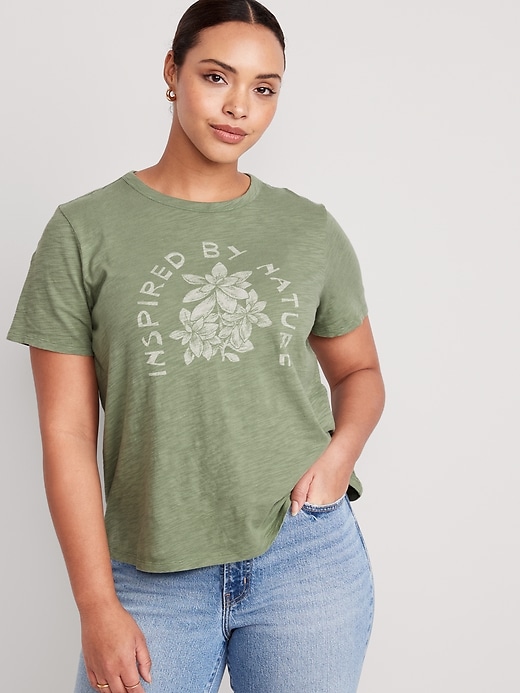 Image number 5 showing, EveryWear Slub-Knit Graphic T-Shirt