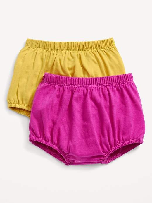 View large product image 1 of 2. Jersey-Knit Bloomer Shorts 2-Pack for Baby