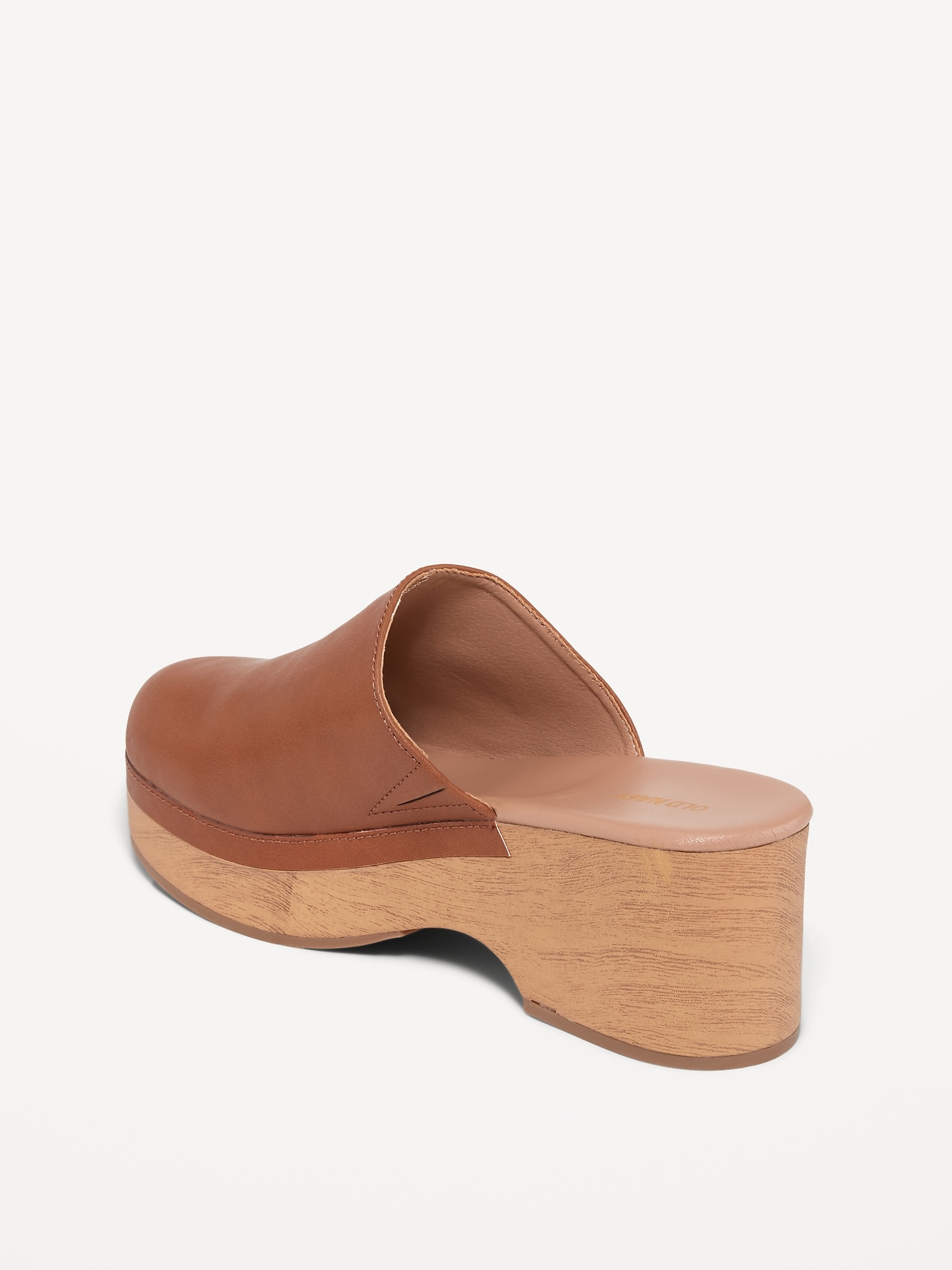 Faux-Leather Classic Clogs