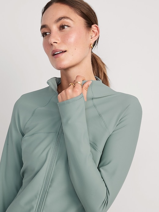 Image number 3 showing, PowerSoft Crop Full Zip