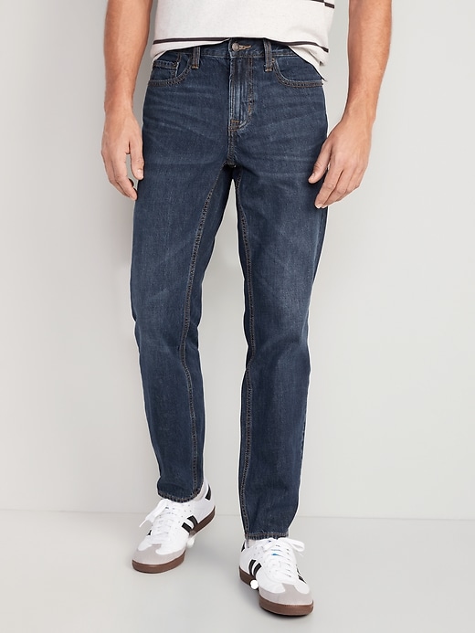 Image number 1 showing, Wow Athletic Taper Non-Stretch Jeans