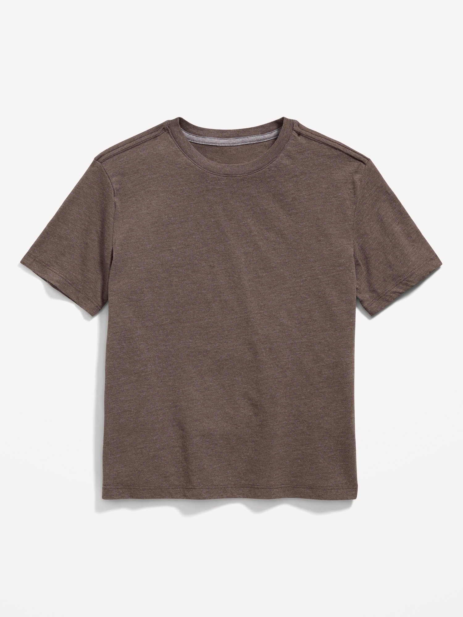 Old Navy Softest Short-Sleeve Solid T-Shirt for Boys brown. 1