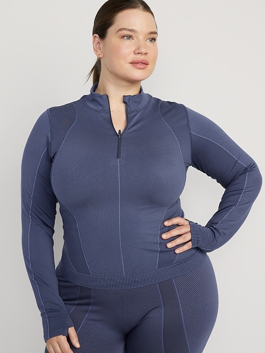 Seamless Quarter Zip | Old Navy