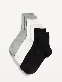 Image number 1 showing, Quarter Crew Socks 3-Pack for Women