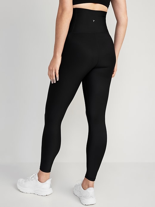 Image number 2 showing, Maternity PowerSoft Postpartum Support 7/8 Leggings