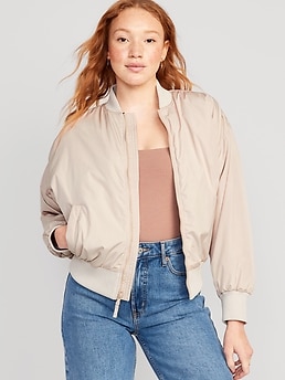 Oversized Bomber Jacket for Women Old Navy