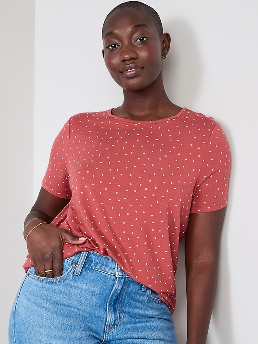 Image number 5 showing, Luxe Crew-Neck T-Shirt