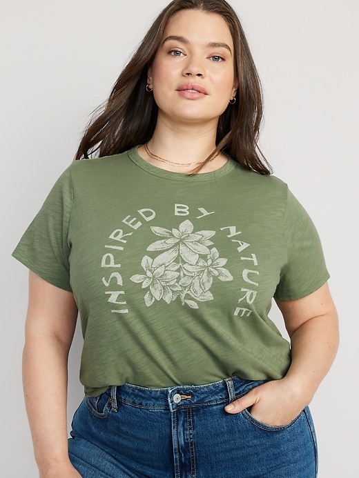 Image number 7 showing, EveryWear Slub-Knit Graphic T-Shirt