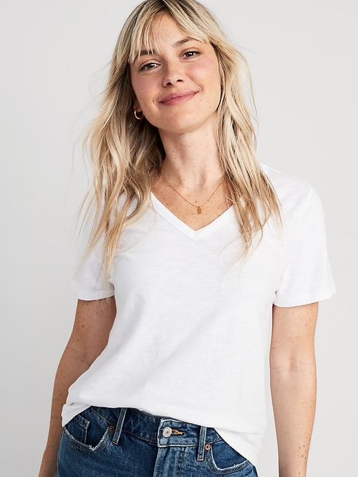 Image number 3 showing, EveryWear V-Neck T-Shirt 2-Pack