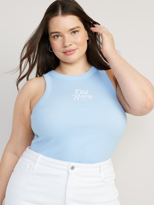 Image number 2 showing, Logo Graphic Crop Tank Top