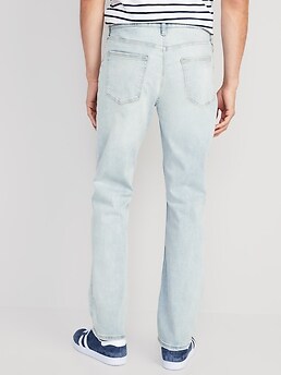 Vintage Solid Blue Straight Fit Denim Jeans Trousers For Men For Women And  Men Designer Stack Pants With Long Casual Style Perfect For Spring And  Summer Streetwear From Apparel618, $30.39