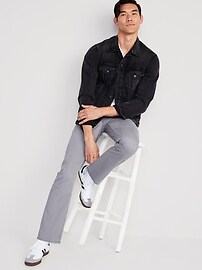 View large product image 3 of 3. Straight Five-Pocket Pants
