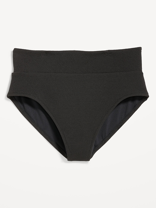 Image number 4 showing, High-Waisted Pucker Classic Bikini Swim Bottoms