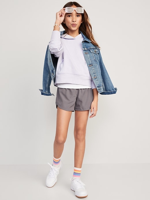 View large product image 2 of 4. Dolphin-Hem Run Shorts for Girls