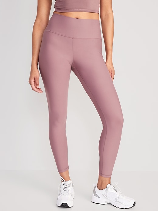Image number 1 showing, High-Waisted PowerSoft 7/8 Leggings