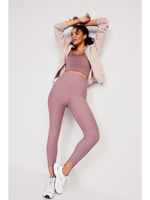 Image number 3 showing, High-Waisted PowerSoft 7/8 Leggings